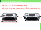 Chrom Frontgrill Kühlergrill Kühlergitter für AUDI Q5 8R MOPF 2013-2017 fg210